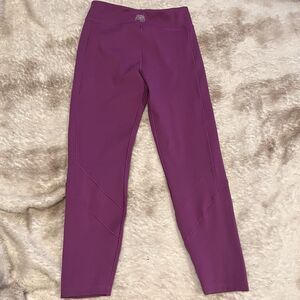 Franki Sport by Francesca's Leggings Girls 10 Fuschia Athletic EUC